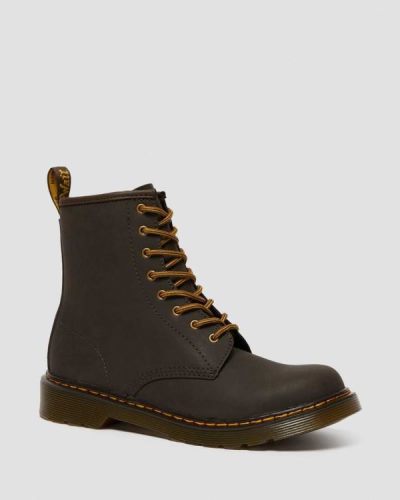 Botas Con Cordones Dr Martens Youth 1460 Wildhorse Cuero Para Niños DR3910X